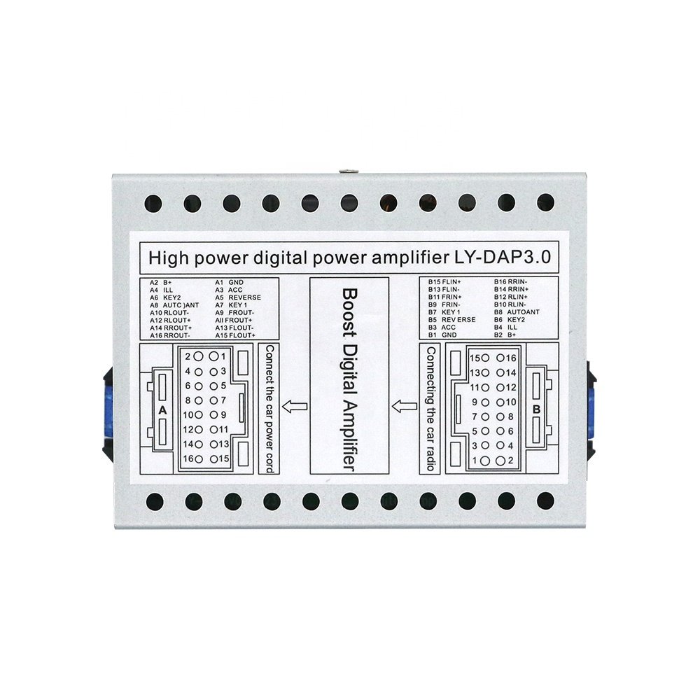 Wholesale Car DSP Radio 4 Channels 60W Audio Output Mini Car Amplifier for Car Multimedia Player