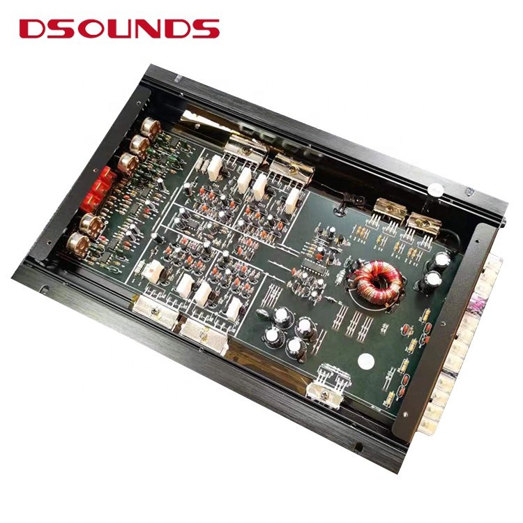 High Quality Car Audio Amplifier 4 Channel Amplifier with Full Range Car Amplifier 4x60WRMS Free Engraving of logo