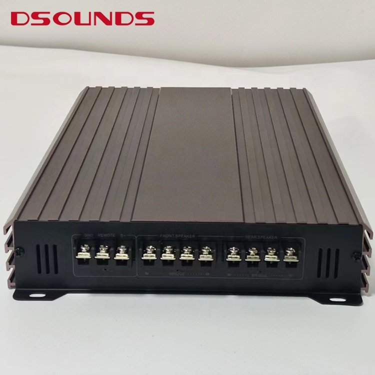 High Quality Car Audio Amplifier 4 Channel Amplifier with Full Range Car Amplifier 4x60WRMS Free Engraving of logo