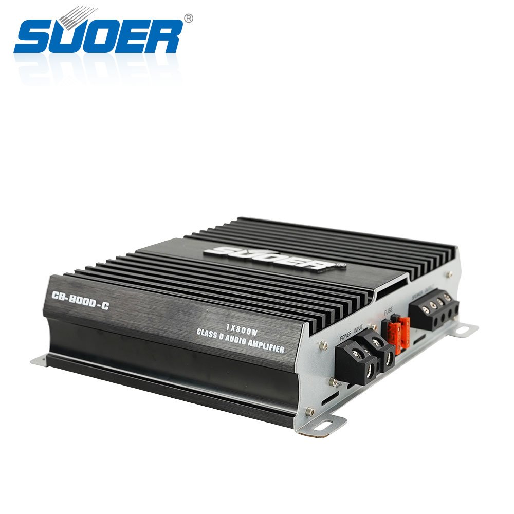 Suoer CB-800D-C Good Price for You Customization Design Class D Sound Board Power Car Audio Amplifier