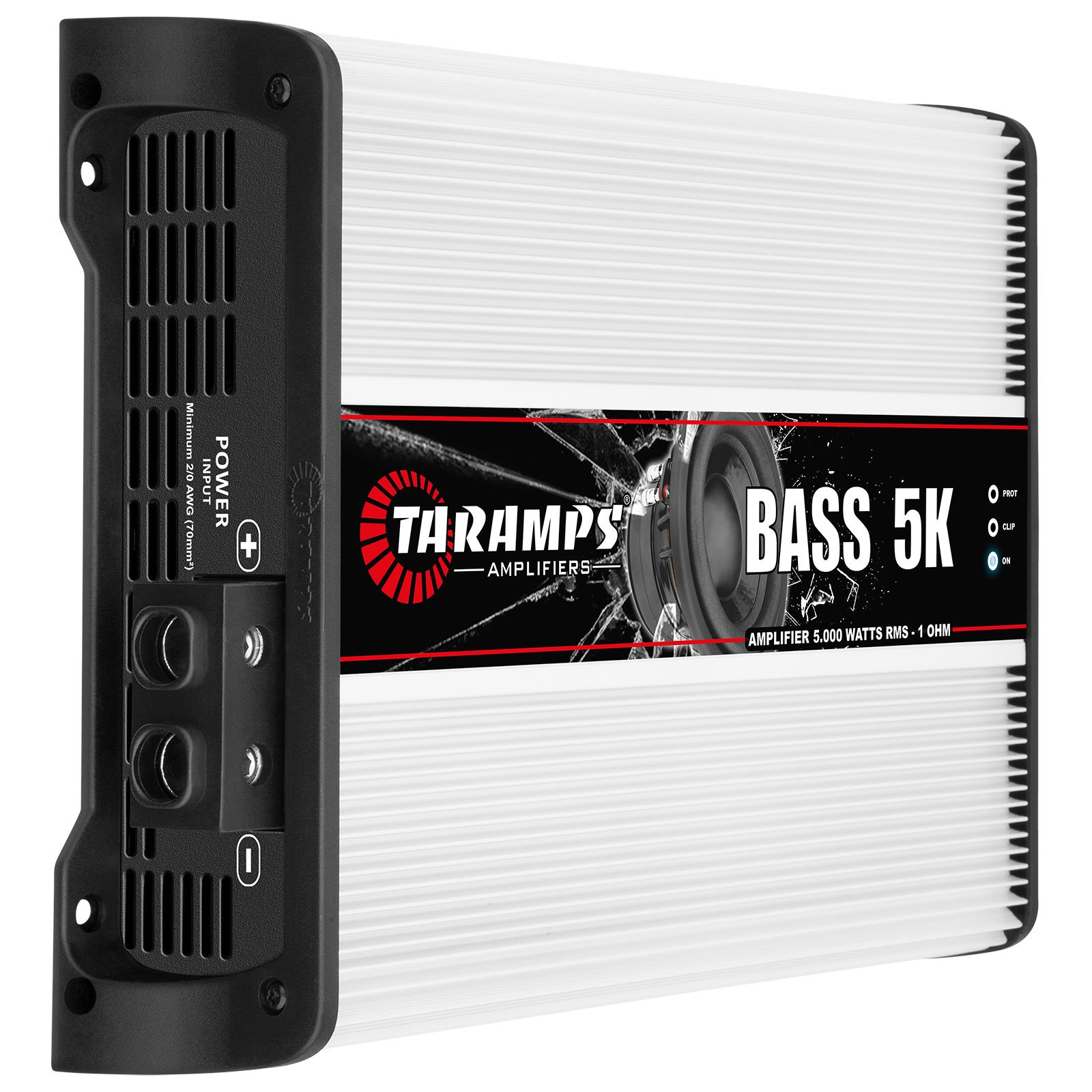 Taramps Bass 5k 5000 Watts RMS Car Audio Amplifier 1 Ohm Mono Class D 1 Channel Bass Boost, Monoblock, Power, RCA, High Quality