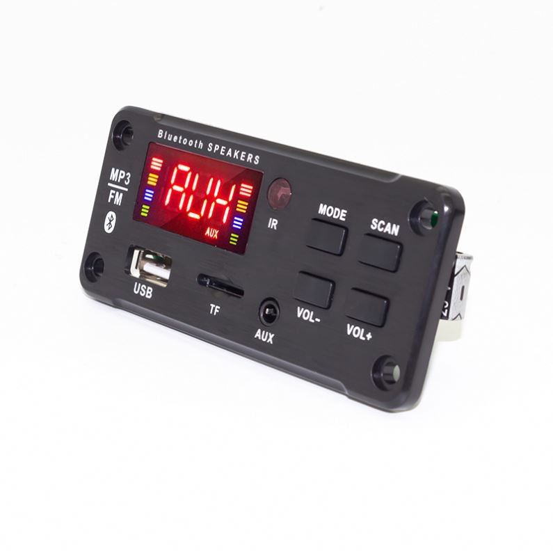 2*40W 80W Amplifier Car Audio USB TF FM Radio Module Blue. Tooth MP3 WMA Decoder Board MP3 Player with Remote Control