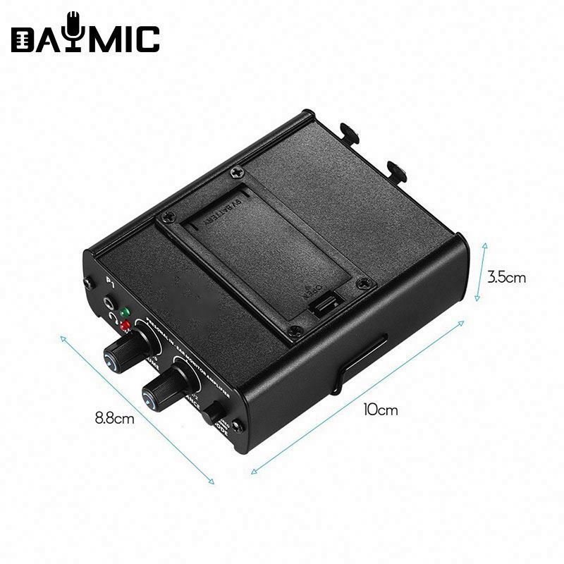 Factory Studio Personal Mini ear Monitor Headphone Amp XLR Inputs 3.5mm Output oem audio amplifier