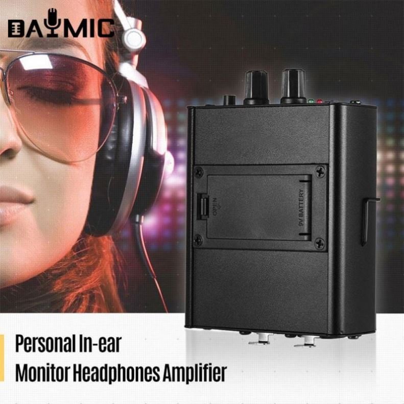 Factory Studio Personal Mini ear Monitor Headphone Amp XLR Inputs 3.5mm Output oem audio amplifier