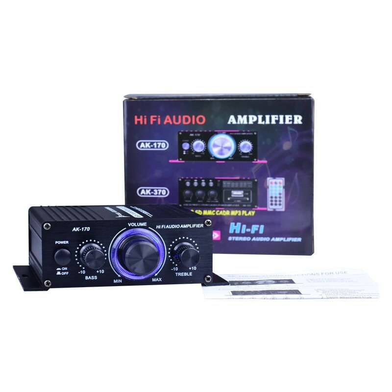 AK170 Mini Amplifier 12V Amplifier dual channel amplifier