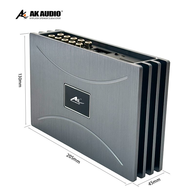 AK-D01 High Power DSP Car Amplifier Mono Block DSP Auto Amplifier New Design 4/6 Channels 4*100W for Subwoofer