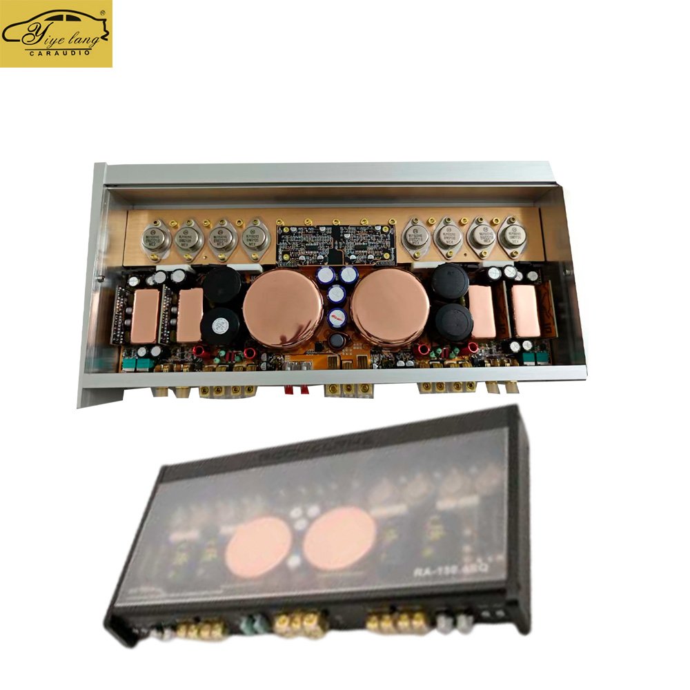 Korean High-Power Class D Monoblock Car Amplifier 4-Channel Separation with Crossovers Competition Subwoofer Car Audio System
