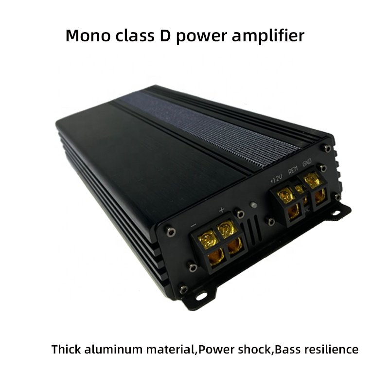 12V High Power 1200W Digital Car Audio Modification Amplifier Class D Mono Bock Car Amplifier