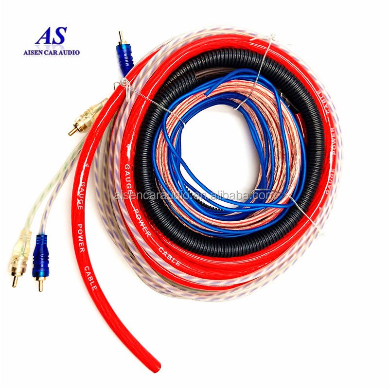0GA CCA Car AMP Kit 4000 Watt Car Audio Power Wire Install Amplifier Wiring Kit