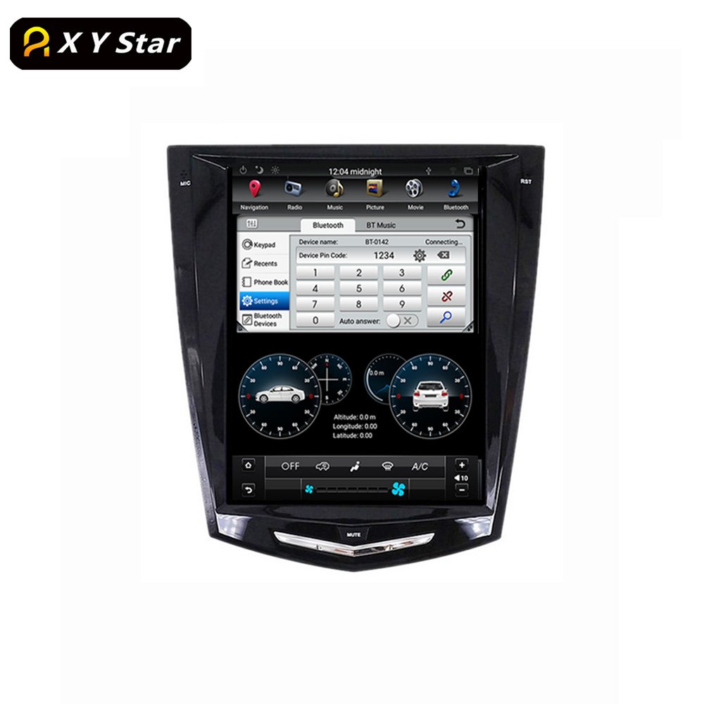 10.4" Tesla Style Video Display Android Radio Car Stereo for Cadillac ATS ATSL XTS SRX