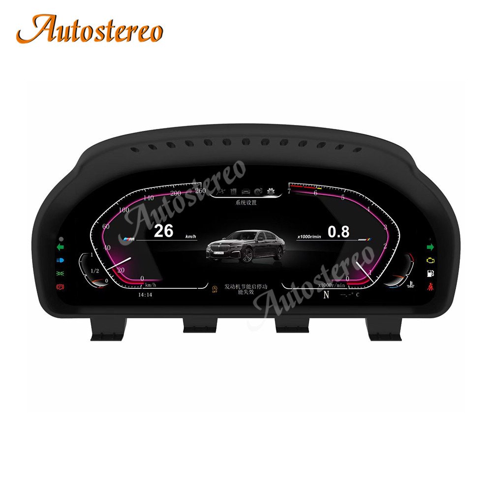 Digital Cluster Virtual Cockpit Car Multimedia Player for BMW 6 Series F06 F12 F13 BMW 7 F01 F02 Dashboard Speed Meter Screen