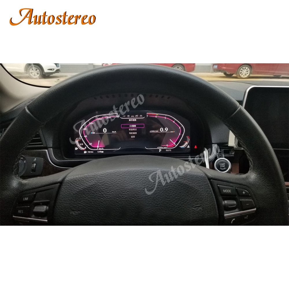 Digital Cluster Virtual Cockpit Car Multimedia Player for BMW 6 Series F06 F12 F13 BMW 7 F01 F02 Dashboard Speed Meter Screen
