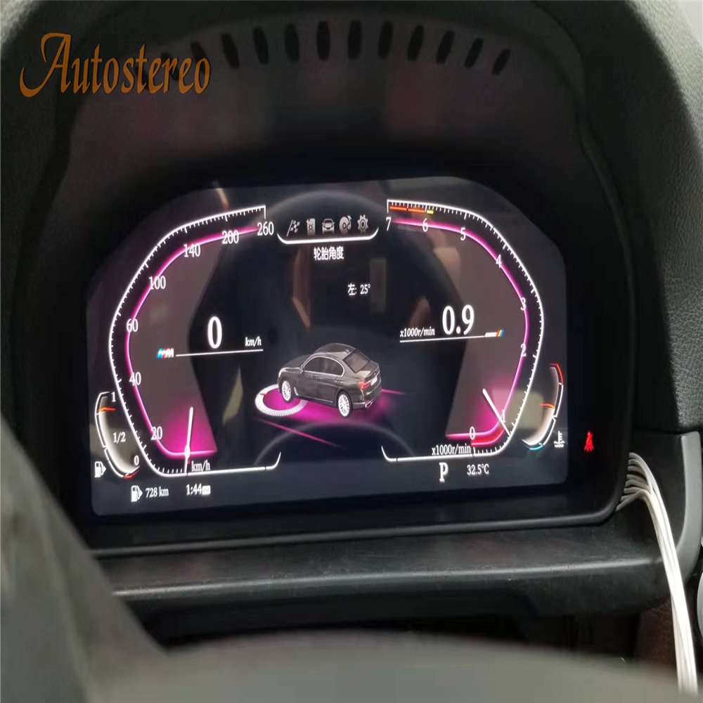 Digital Cluster Virtual Cockpit Car Multimedia Player for BMW 6 Series F06 F12 F13 BMW 7 F01 F02 Dashboard Speed Meter Screen
