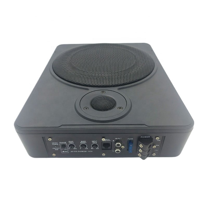 Professional Car Audio Subwoofer 8 Inch 10 Inch Seat Slim Woofer 12V Ultra-thin Subwoofer for Car with Amplifier