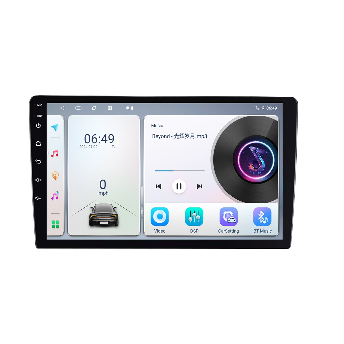 9 Inch IOS/Android 13 Universal Car Stereo Carplay Full Touch Screen BT FM Mirror Link Autoradio Audio Car MP5 Player Car Radio