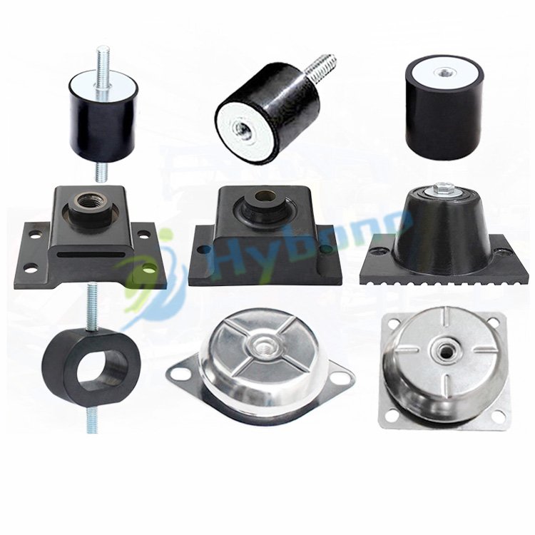 Vibration Absorbing Speaker Round Rubber Feet Pads for Audio Accessories Amplifier Isolator Moulded Rubber Foot Cushion