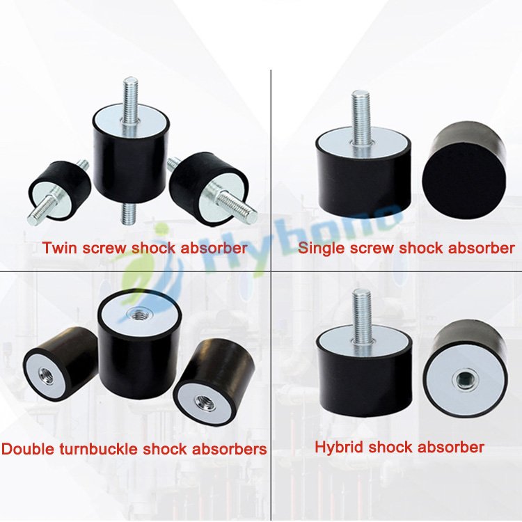 Vibration Absorbing Speaker Round Rubber Feet Pads for Audio Accessories Amplifier Isolator Moulded Rubber Foot Cushion
