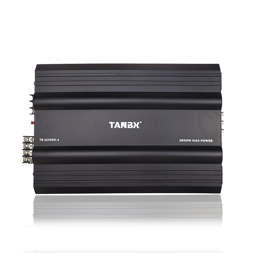Factory 4 Channel Sound Digital High Power Car Amplifier 3800W Professional Class AB Cheap Price(TB-JG1500.4)