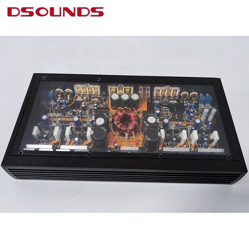 Class AB Car Amplifier HIFI Series 120Wx4CH Car Audio Amplifier with Full Range for Car Audio Speakers