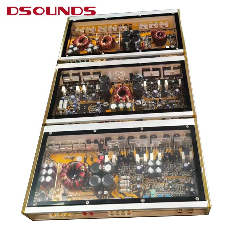 Class AB Car Amplifier HIFI Series 120Wx4CH Car Audio Amplifier with Full Range for Car Audio Speakers