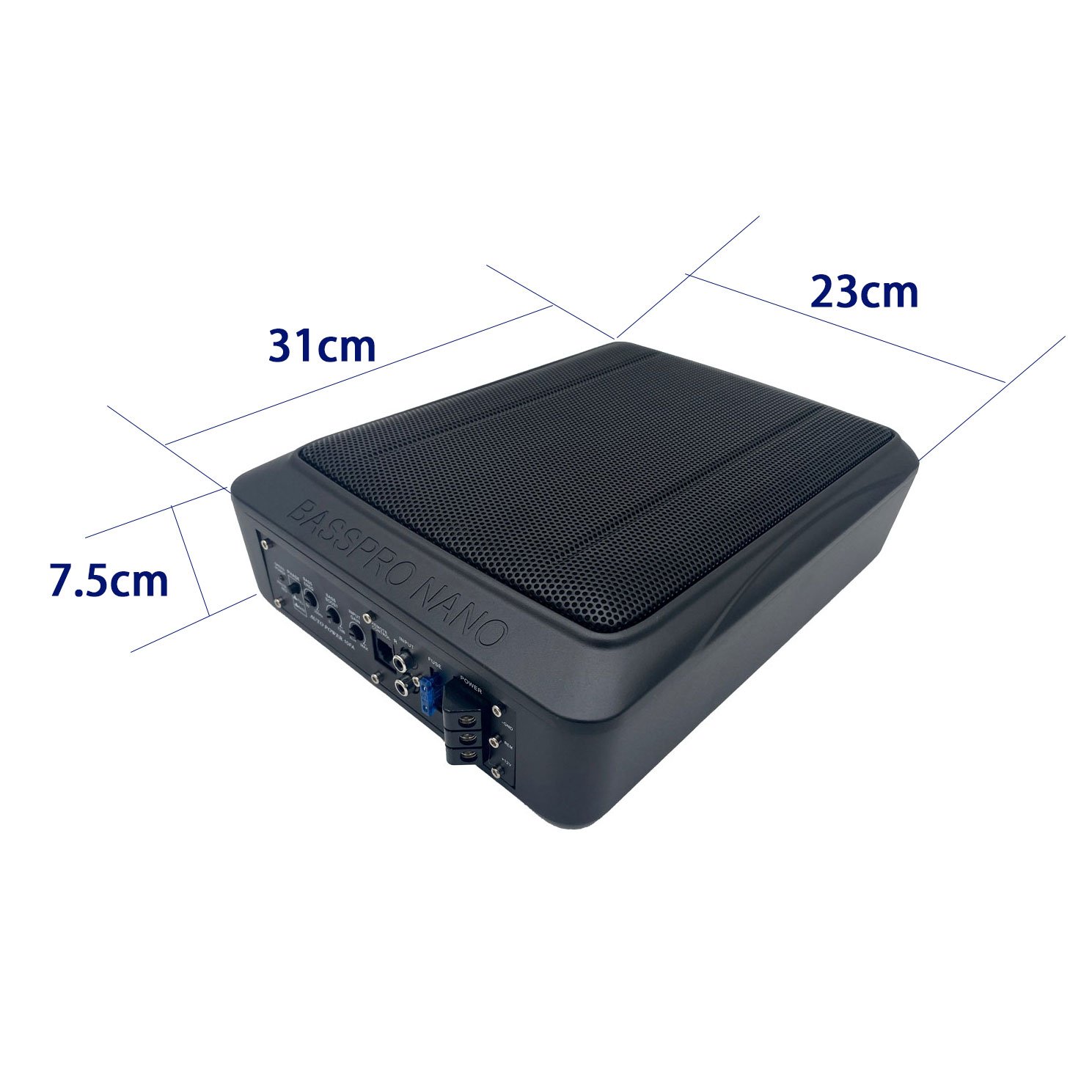 RMS 100W Car Audio Subwoofer New Design 6*8 Inch Small Subwoofer with Amplifier Full Bass Underseat Subwoofer