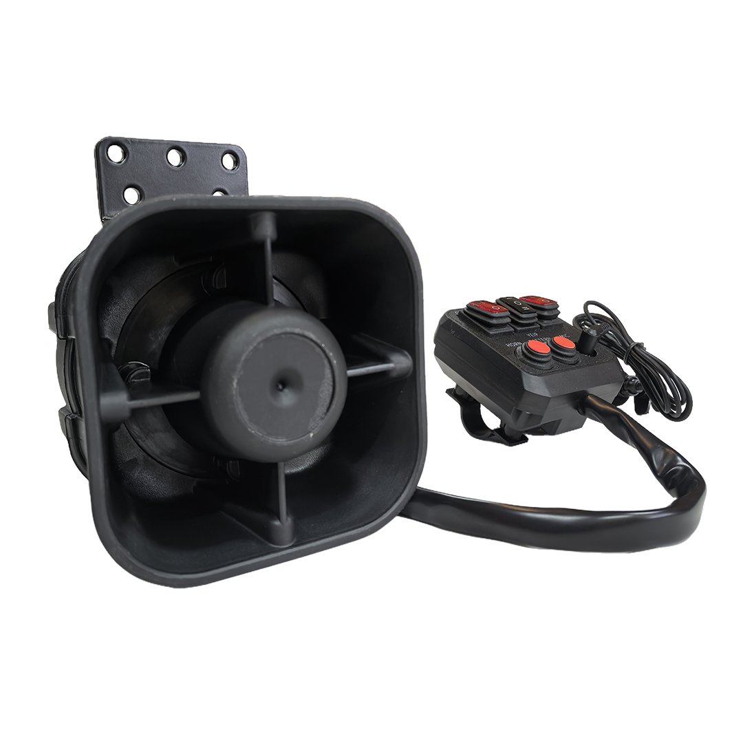 Hot Sales 30W Motorcycle Speaker With Alarm Function 4 Tone and Microphone for Horn Use