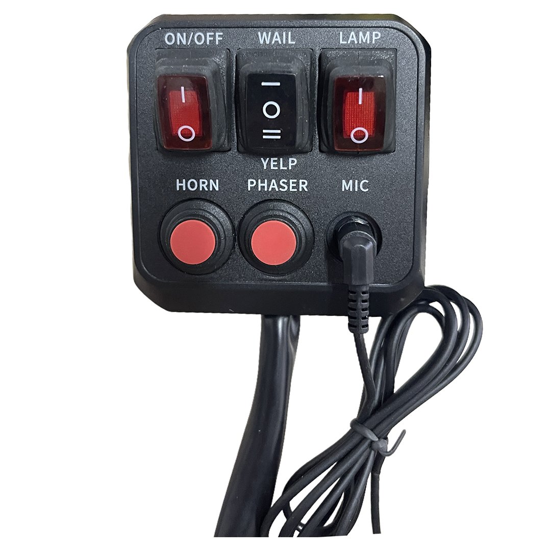 Hot Sales 30W Motorcycle Speaker With Alarm Function 4 Tone and Microphone for Horn Use