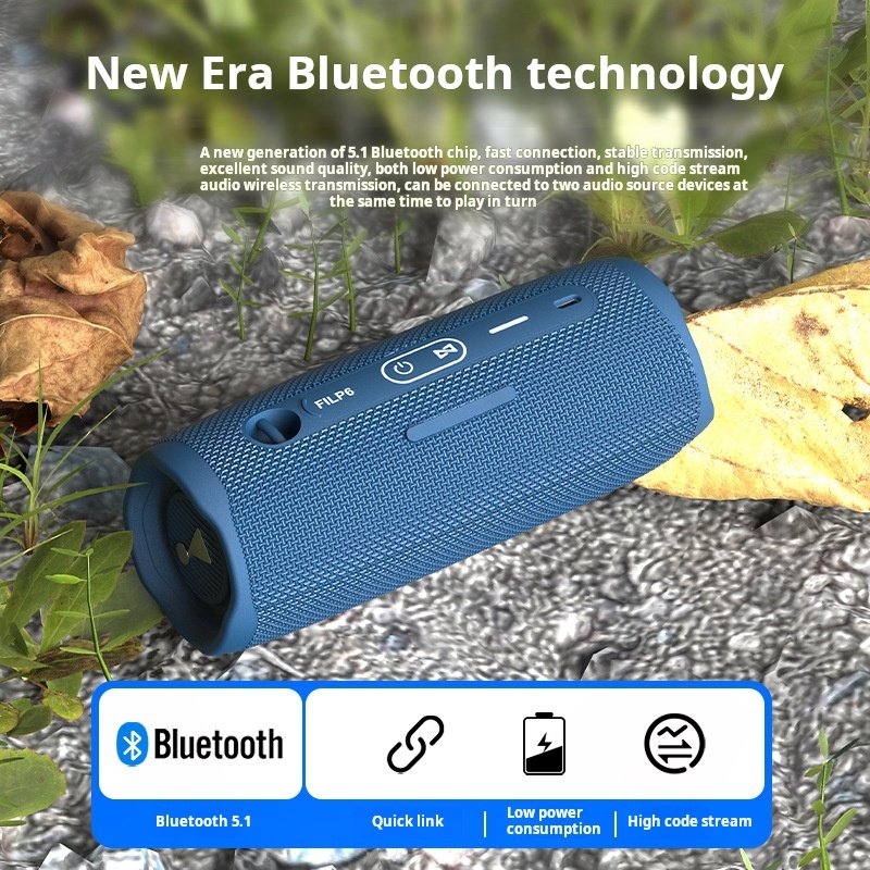 Flip6 Bluetooth Speaker Multi-function Speaker Outdoor Portable Waterproof Subwoofer Wireless Home Mesh Dual Speaker
