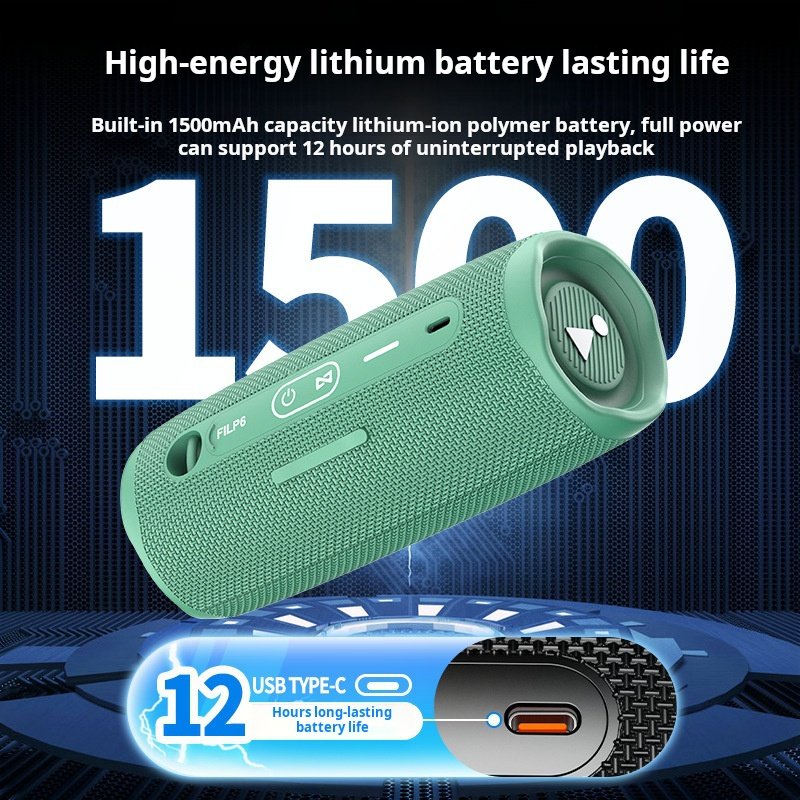 Flip6 Bluetooth Speaker Multi-function Speaker Outdoor Portable Waterproof Subwoofer Wireless Home Mesh Dual Speaker