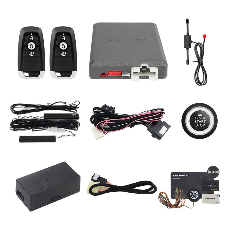 EASYGUARD PKE Remote Starter Fit for Key Start Escape/ Mondeo / Escort/ F-150/ Ranger Keyless Entry Proximity Lock Unlock
