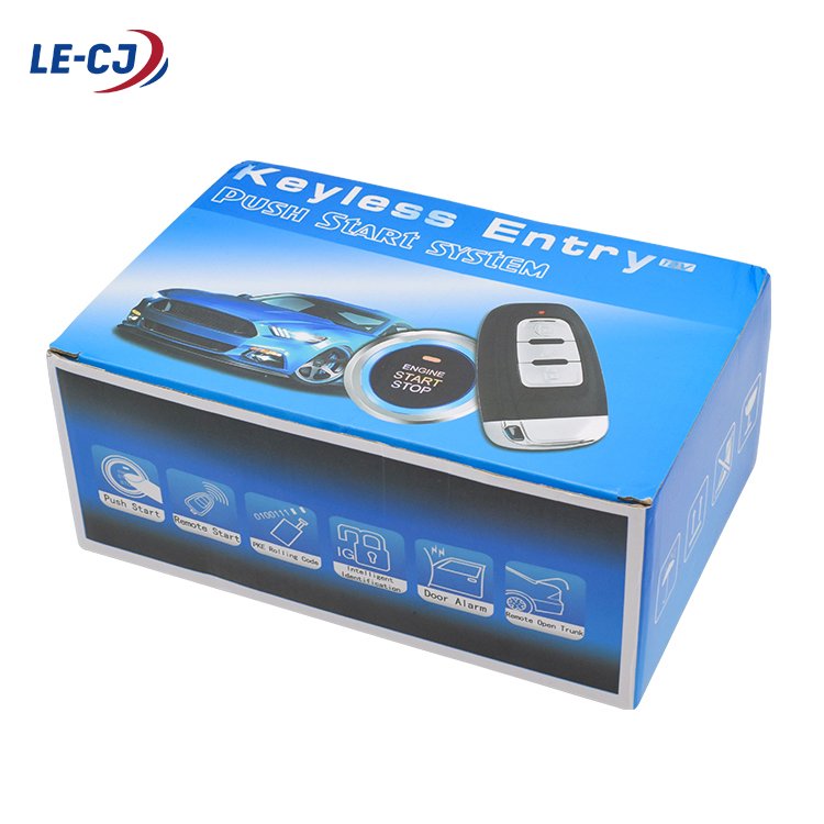 Factory Price Car Alarm System Pke Keyless Entry Push Button Start Stop With All Type Key Remote Shape