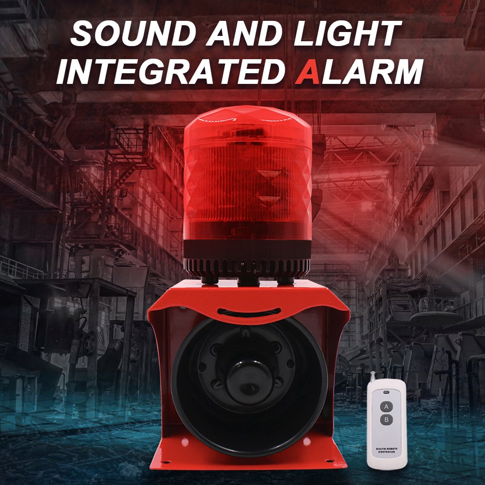 Industrial Sound Light Security Siren Horn Alarm Warning Light for Terminal Vessel Alarm