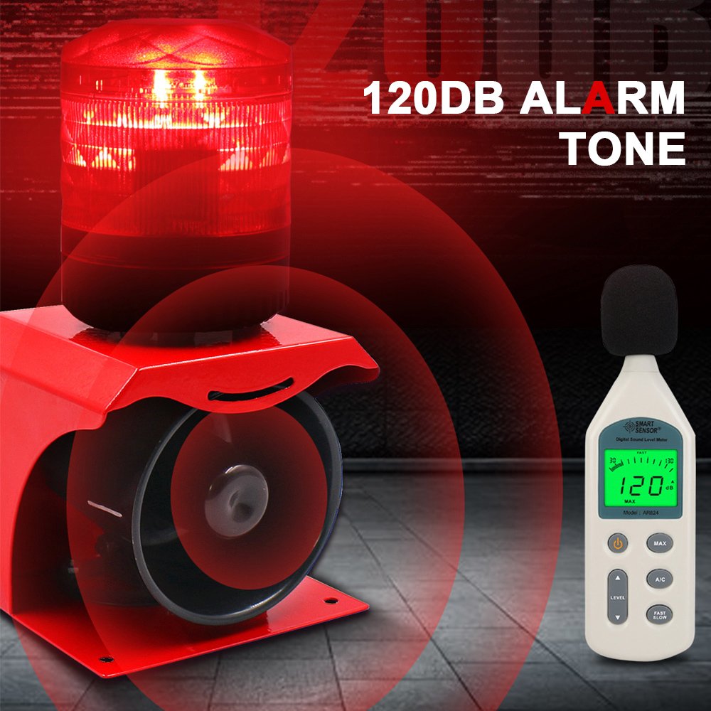 Industrial Sound Light Security Siren Horn Alarm Warning Light for Terminal Vessel Alarm