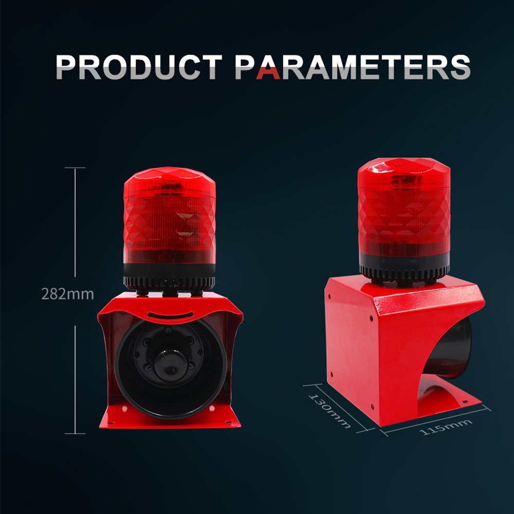Industrial Sound Light Security Siren Horn Alarm Warning Light for Terminal Vessel Alarm
