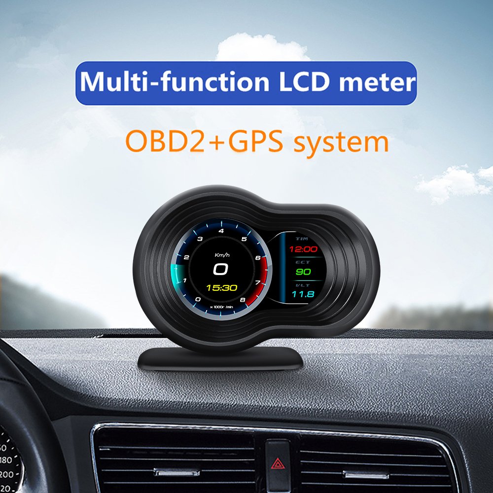 Lancol Automotive Hud Head up Display Multi-function OBD2 Digital Meter Car Hud