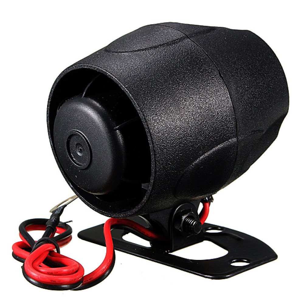 12V 50W Air Siren Horn Warning Megaphone Car Truck MIC Speaker Sounds Loud