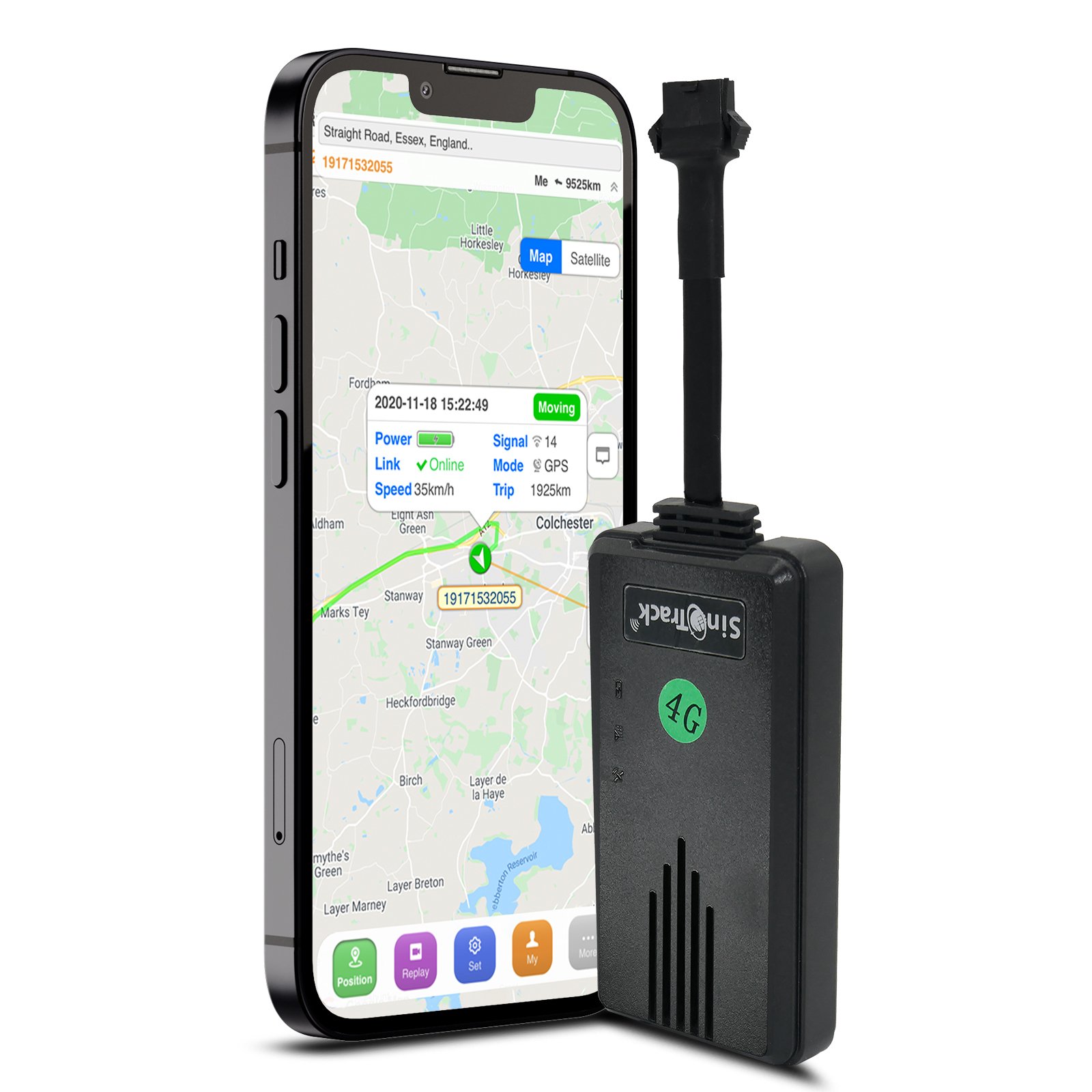 17.8USD 4G ST-906L Light Relay Fleet Management Real Time Tracking Cut Off Engine 4G 906L GPS Tracking Device