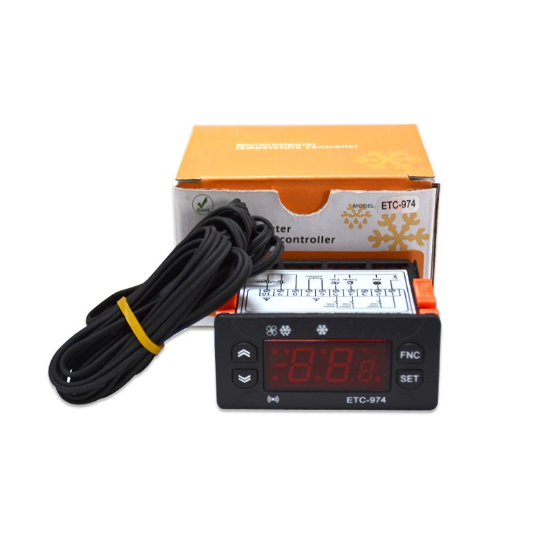 Thermostat for Indoor Use for Refrigerator Freezer Display Cabinets ETC-974 Digital Temperature Controller