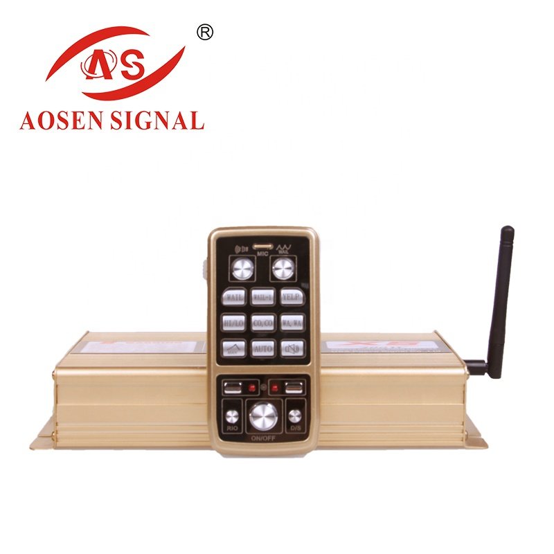 X5 Warning Emergency Alarm Fire Wireless Siren Horn PA Speaker With 2 Unit Ultra Slim Speakers