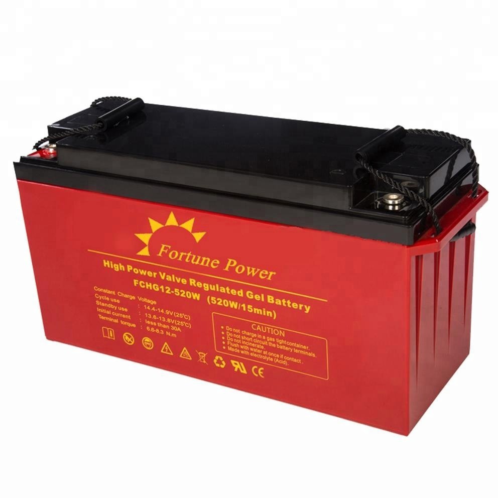 Fortune Power Deep Cycle Batteries 12v 150ah UPS Solar Battery Charger Battery