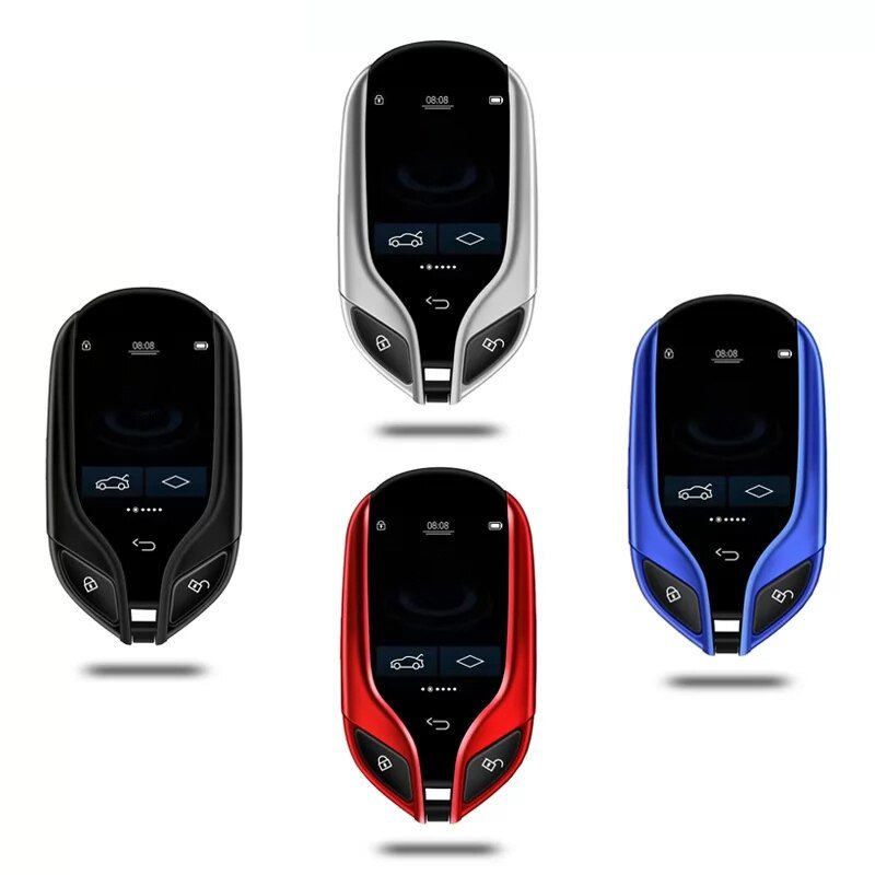SPY Auto Alarm Lcd Wireless Smart Key Touch Screen Keyless Entry System Car Remote Key for All Car