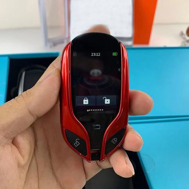 SPY Auto Alarm Lcd Wireless Smart Key Touch Screen Keyless Entry System Car Remote Key for All Car