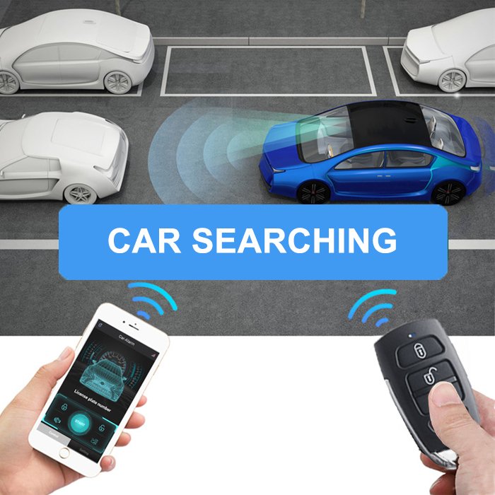 Hot Sale Easy to USE Mobile BT Remote Car Alarm System and Anti Keyless Entry Alarme Do Carro in South American Market