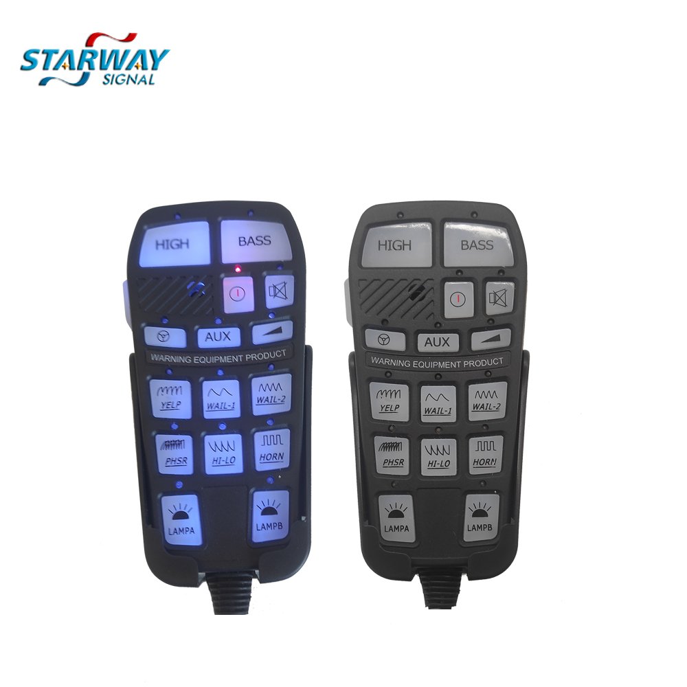 Multi-Tones Wired Control 7 Tone Car Alarm Siren Ambulance 100W Siren and Horn