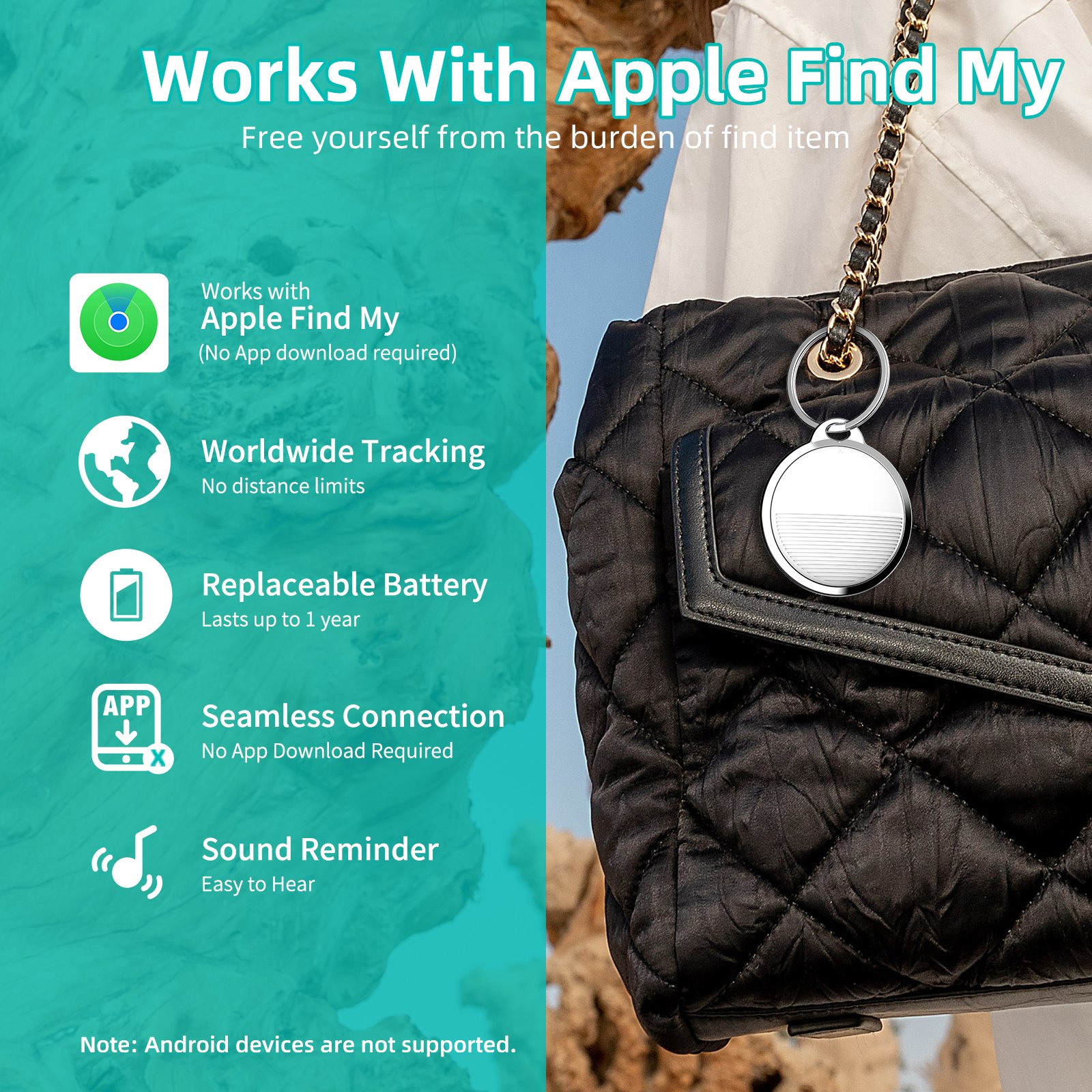 Locator Tracker FCC-ID Certification Itag Finder Find My Device Smart Air Tag Works With Apple Find My IOS System
