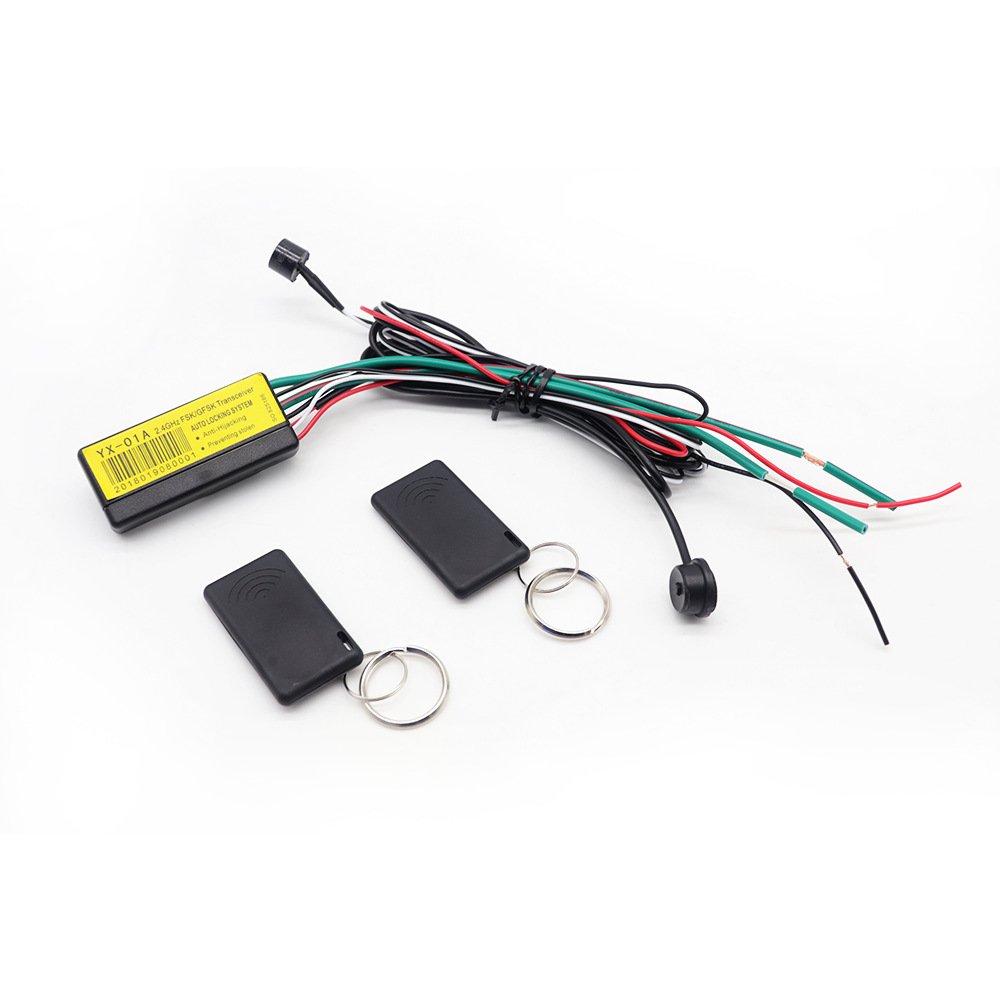 SZDALOS 2.4GHz RFID Wireless Auto Engine Lock Anti-theft System 12V Remote Alarm Immobilizer for Car