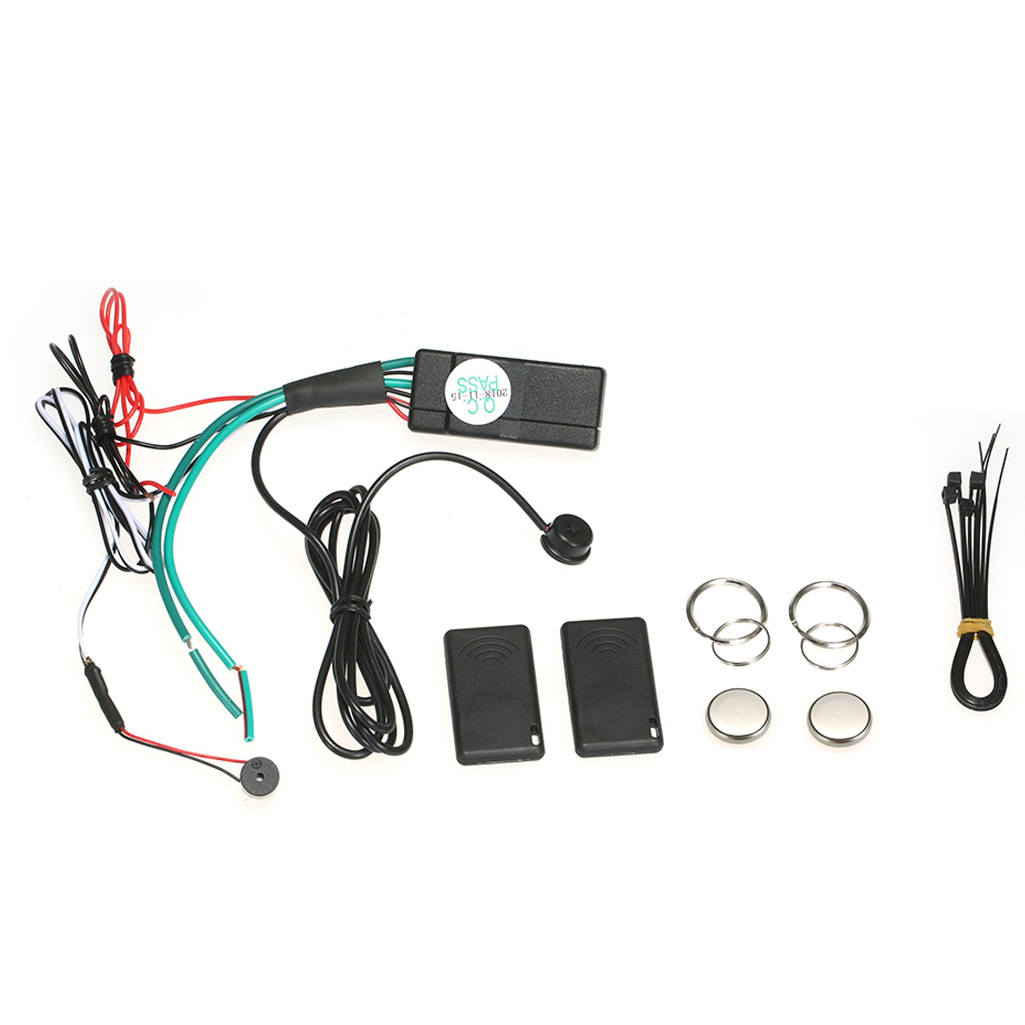 SZDALOS 2.4GHz RFID Wireless Auto Engine Lock Anti-theft System 12V Remote Alarm Immobilizer for Car