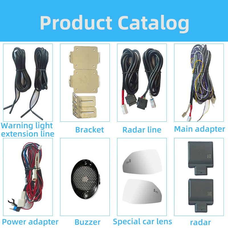 For audi Car A3 A4 A5 A6 A7 A8 Q5 Q7 S4 Bsd Blind Spot Mirror 77GHz radar Bsm Blind Spot Monitor Warning Lane Change Assistance
