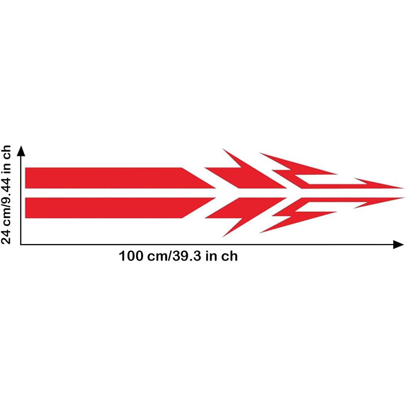 Car Hood Stripe Sticker Racing Body Stripes Stickers Vinyl Modified Stripe Decal for Car Hood Roof Bumper