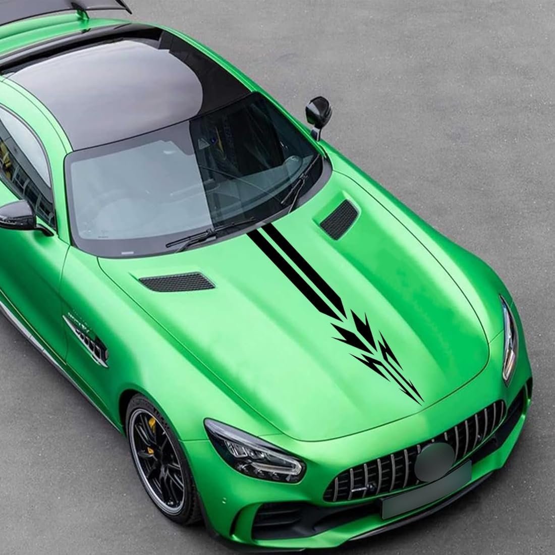 Car Hood Stripe Sticker Racing Body Stripes Stickers Vinyl Modified Stripe Decal for Car Hood Roof Bumper